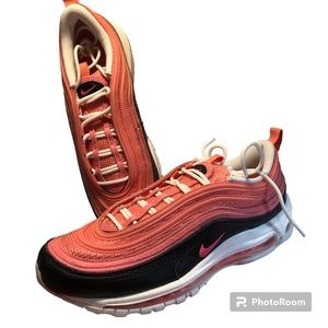 Nike Men’s Air Max 97 Pink Gaze / White / Black / DZ5327 600 Size 10.5 New